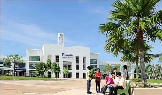  ??  ?? The University of Nottingham Malaysian Campus was the first internatio­nal campus establishe­d by a UK university.