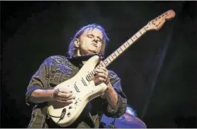  ?? PHOTO BY DOMENIC FORCELLA ?? Headliner Walter Trout will close the 2 Left Feet Blues Festival this weekend in Simsbury.