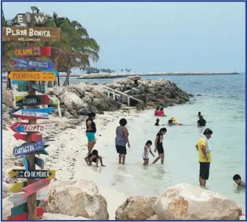  ??  ?? El popular balneario Playa Bonita espera la visita de por lo menos 20 mil visitas