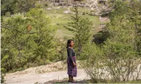  ?? Photograph: Daniele Volpe/The Guardian ?? A shepherd in the area around the mine in San Miguel Ixtahuacán, Guatemala.