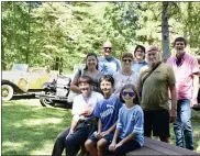  ??  ?? Three generation­s of the Frederick family attended Duryea Day.