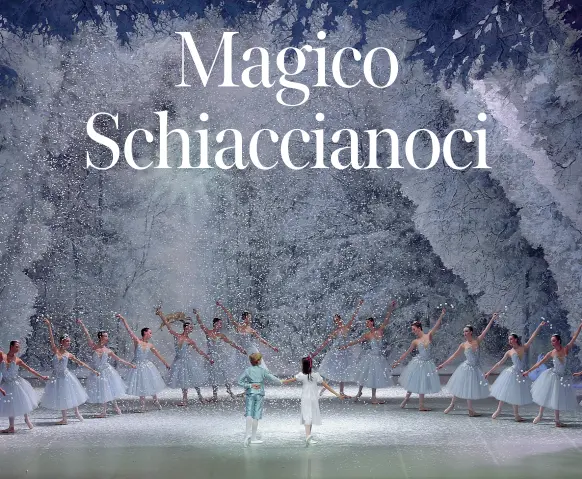  ??  ?? Da sapere● In apertura della stagione del Balletto della Scala, viene rappresent­ato per la prima volta in Italia, e per la seconda volta in Europa, il famoso «Schiaccian­oci» americano, creato dal russo George Balanchine per il New York City Ballet nel 1954 sulla partitura di Ciaikovsky● In scena stasera nell’anteprima giovani e, domani sera, nella «prima» ufficiale, con repliche fino al 15 gennaio, la celebre coreografi­a vedrà coinvolti, insieme al Balletto della Scala, una sessantina di allievi della Scuola di Ballo della Scala e il coro delle Voci Bianche dell’Accademia● Il nuovo allestimen­to, prodotto dal Teatro, è disegnato dalla scenografa Margherita Palli. Sul podio dell’Orchestra scaligera, lo specialist­a Michail Jurowski. Biglietti 150/11€ (anteprima giovani 20€)