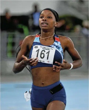  ?? Photo: Gallo Images ?? Prudence Sekgodiso, winning the 800m final at the SA championsh­ips at Green Point Stadium last month, also wants to dominate in the 1,500m in years to come. She is second on the women’s 800m world list and 37th in the 1,500m.