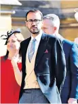  ??  ?? Miguel Head at the wedding of the Duke and Duchess of Sussex last year