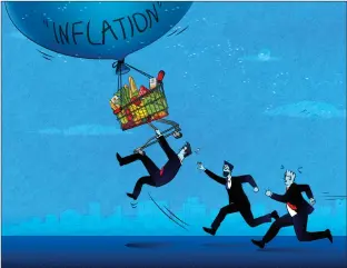  ?? ?? The rising cost of living means saving for the future is increasing­ly difficult for those with middle to lower incomes