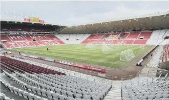  ??  ?? Sunderland’s Stadium of Light.