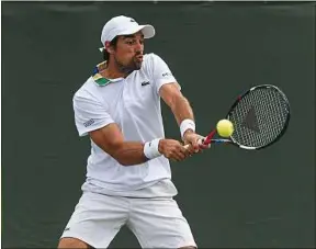  ??  ?? Jérémy Chardy a été préféré à Gilles Simon pour le simple de Coupe Davis.