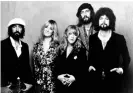  ??  ?? Fleetwood Mac in 1975 (from left) ... John McVie, Christine McVie, Stevie Nicks, Mick Fleetwood and Lindsey Buckingham. Photograph: Michael Ochs Archives/Getty Images