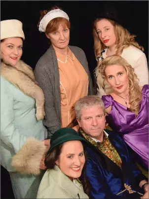  ??  ?? Above: the Cast of “Present Laughter” from Sligo Drama Circle. Top, right and centre: Stills from ‘Star of the Sea’ also coming to the Hawk’s Well this month.