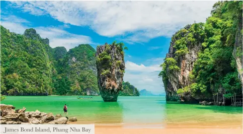  ??  ?? James Bond Island, Phang Nha Bay