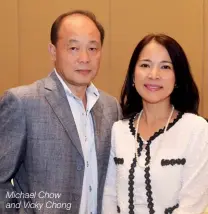  ??  ?? Michael Chow and Vicky Chong