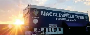  ?? Chris ONeill ?? Macclesfie­ld Town players are taking legal action against the club over unpaid wages