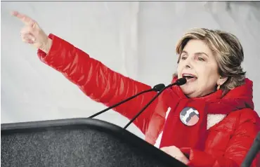  ?? MICHAEL LOCCISANO/GETTY IMAGES ?? Lawyer Gloria Allred, who has made a point of representi­ng powerless women in cases against powerful men, is featured in a new documentar­y.