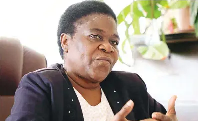  ??  ?? Bulawayo Provincial Affairs minister Judith Ncube
