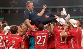  ??  ?? Winner…Flick is the latest German manager to be widely-praised