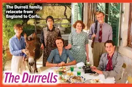  ??  ?? The Durrell family relocate from England to Corfu.