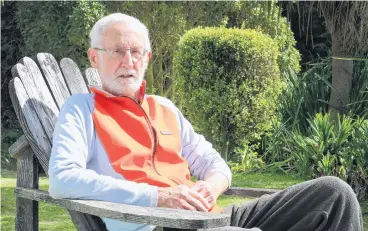  ?? PHOTO: HAMISH MACLEAN ?? Consensus . . . Stan Lusby relaxes at his Moeraki home yesterday.