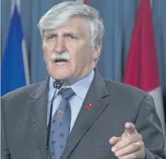  ?? THE CANADIAN PRESS FILES ?? Retired general and senator Romeo Dallaire says it’s time for Canada to join the U.S. ballistic missile defence program.