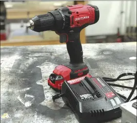  ??  ?? This $100 cordless drill with 3 year warranty makes a great gift for the handy householde­r on your list.