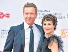 ??  ?? Damian Lewis and his wife, the late Helen McCrory.