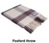  ??  ?? Foxford throw ¤100, Kilkenny Shop