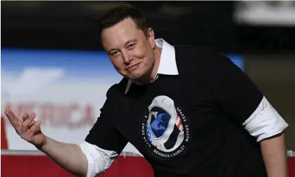  ?? ?? The SpaceX founder, Elon Musk. Photograph: Paul Hennessy/Sopa Images/Shuttersto­ck