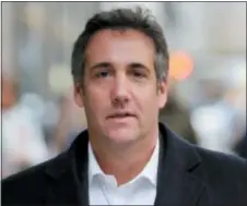  ?? AP PHOTO/SETH WENIG ?? Michael Cohen