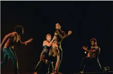  ?? ?? BODYTRAFFI­C dancers tell stories through dance at the Miller Center for the Arts.