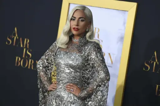 ?? Jordan Strauss/Invision/AP ?? Lady Gaga, seen here in 2018 arriving at the Los Angeles premiere of "A Star Is Born," is nominated for nine MTV Video Music Awards.