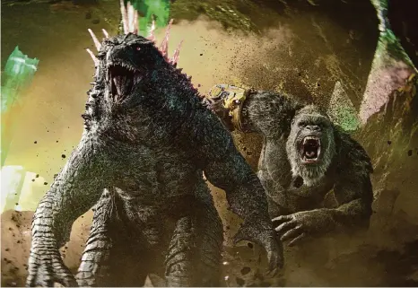  ?? Warner Bros. Picture ?? Too many monsters spoil the movie as Godzilla and King Kong are joined by all manner of titans, creatures and kaiju.