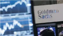  ?? THE CANADIAN PRESS/AP-RICHARD DREW ?? The New York-based firm Goldman Sachs is doubling its head count in Saudi Arabia.