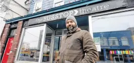  ??  ?? Sebastien Labelle is the executive director of the Bus Stop Theatre in Halifax. ERIC WYNNE • THE CHRONICLE HERALD