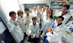  ??  ?? Il team I ricercator­i del Cibio che hanno condotto la ricerca (Foto Coser)