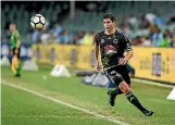  ?? PHOTO: PHOTOSPORT ?? Liberato Cacace made his A-League debut in Wellington’s 4-0 loss to Sydney. He is back at school today.