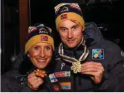  ?? FOTO: MARTIN SLOTTEMO LYNGSTAD ?? Marit Bjørgen (til venstre) er klar for OL. Petter Northug er foreløpig ikke tatt ut.