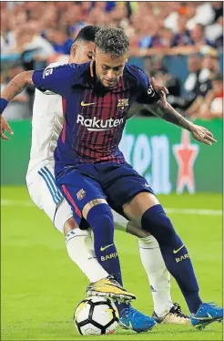  ?? Picture: GETTY IMAGES ?? HIGH EXPECTATIO­NS: Huge-investment Neymar will be under pressure to perform at Paris Saint-Germain