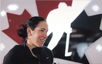  ?? CANADIAN PRESS FILE PHOTO ?? Caroline Ouellette, a four-time Olympic gold medallist, will become a coach in Hockey Canada’s system.