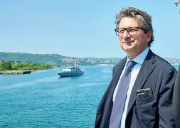  ?? ?? Sbarcato Zeno D’Agostino, 52 anni, il manager che ha rilanciato il porto di Trieste