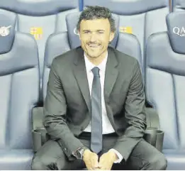  ?? // EFE ?? Luis Enrique vuelve a Barcelona, pero en el banquillo visitante