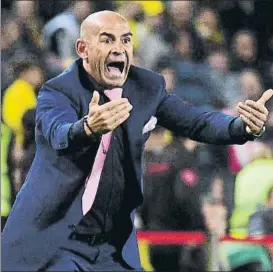  ?? FOTO: M. MONTILLA ?? Paco Jémez, genio y figura No duda en cargar contra todo lo que no le gusta