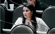  ??  ?? Karla Karina Osuna Carranco, al frente de la Comisión de Juventud de la Cámara Baja, espera reasignar más de 7 mdp a diversas acciones.