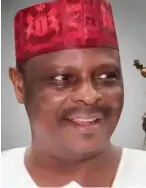  ??  ?? Senator Rabiu Musa Kwankwaso