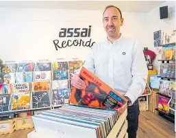  ?? Steve ?? Keith Ingram of Assai Records. Picture: