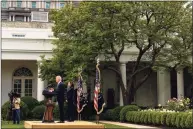  ?? Demetrius Freeman / The Washington Post ?? President Joe Biden and Vice President Kamala Harris during a COVID-19 update in the Rose Garden at the White House on Thursday.