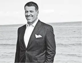  ?? TONY ROBBINS ?? Best-selling author and entreprene­ur Tony Robbins