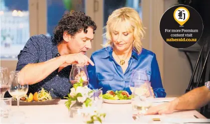  ??  ?? Colin Fassnidge and Judith Tabron star in the first season of My Restaurant Rules.