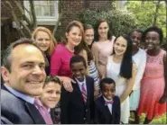  ?? KENTUCKY GOV. MATT BEVIN VIA AP ?? Kentucky Gov. Matt Bevin takes a self portrait of his family. Bevin, wants to overhaul the state’s troubled childwelfa­re system, inspired by his own family’s failed attempt to adopt a young girl.