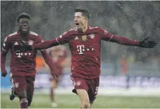  ?? AP ?? Robert Lewandowsk­i has already scored 25 goals in just 20 games across all competitio­ns for Bayern Munich