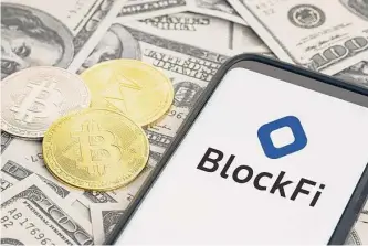  ?? Dreamstime/tribune News Service ?? Blockfi Inc., New York Digital Investment Group, Celsius Network, Galaxy Digital and the Foundry unit of Digital Currency Group are among the biggest lenders seeing loan defaults.