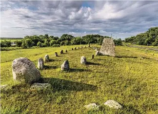  ?? FOTO: ISTOCK ?? Las tumbas están rodeadas por piedras en Lindholm Hoje